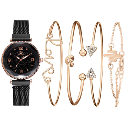 Montre à boucle magnétique pour femme Starry Sky