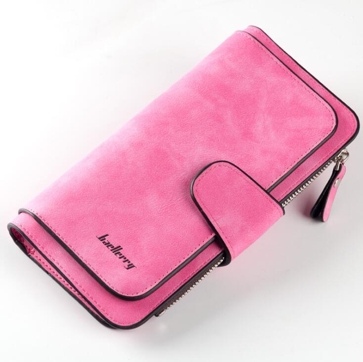 Portefeuille pochette en cuir pour femme